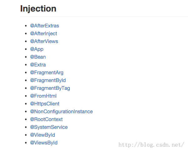 【FastDev4Android框架开发】AndroidAnnnotations注入框架使用之Injection标签详解(十)