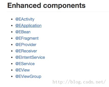 【FastDev4Android框架开发】AndroidAnnnotations注入框架使用之注入组件Components(九)