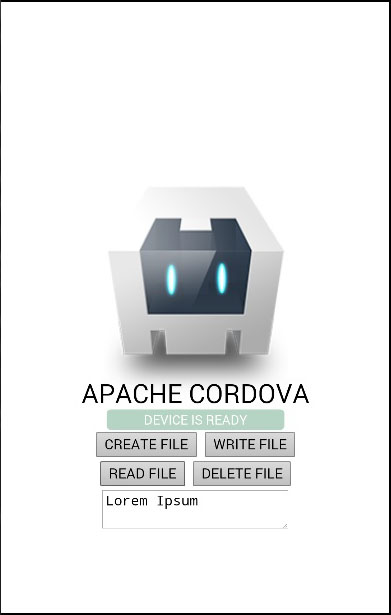 Cordova 文件系统