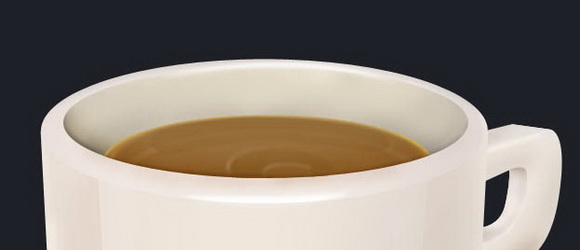 Photoshop打造作一杯浓香的热咖啡